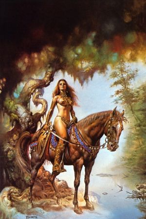 Amazon Queen On Horseback